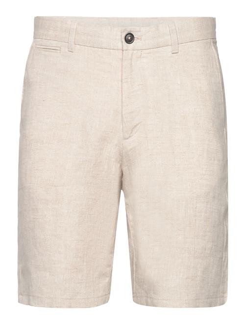 Mango Slim-Fit 100 Linen Bermuda Shorts Mango Beige