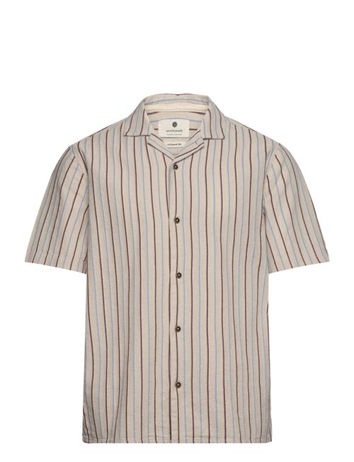 Anerkjendt Akleon S/S Structure Shirt Anerkjendt Beige