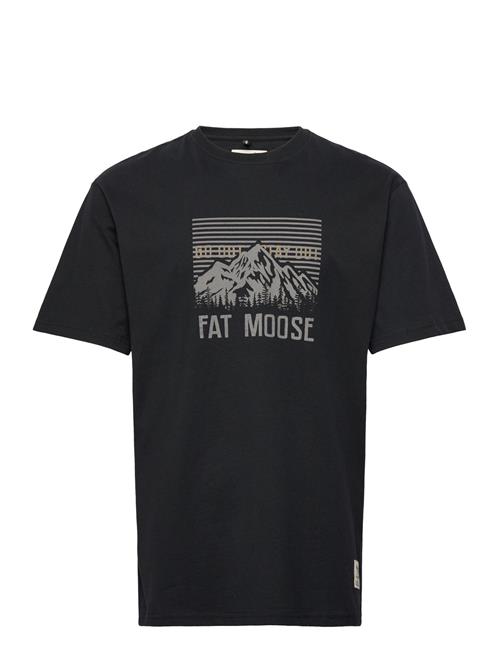 Se Fat Moose Hike Tee Fat Moose Black ved Booztlet