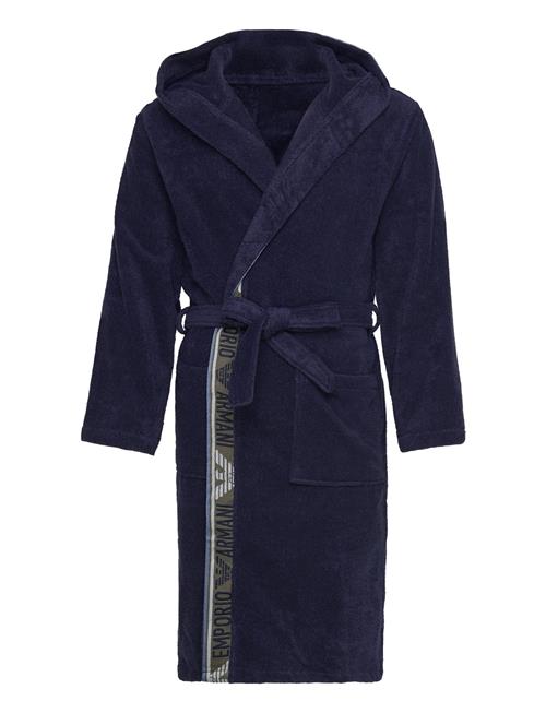 Unisex Woven Bathrobe Emporio Armani Navy