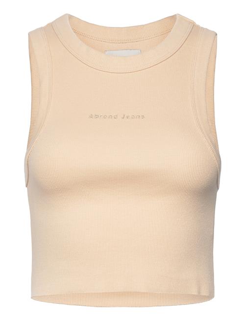 A Heather Singlet Latte ABRAND Beige