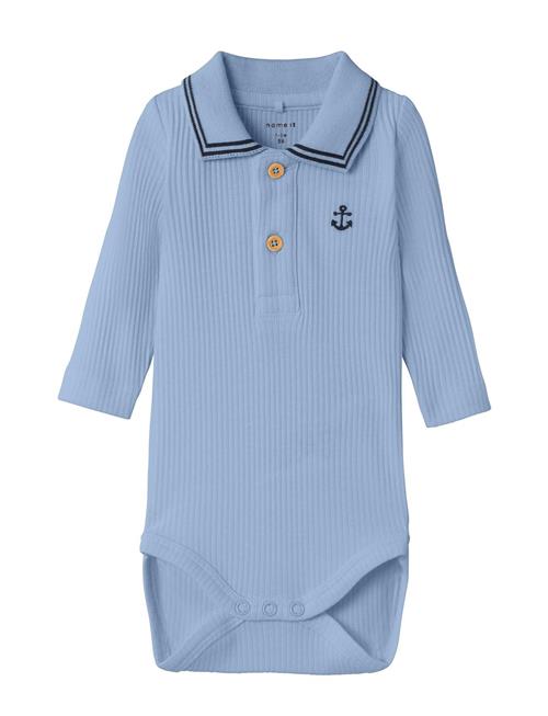 Nbmfriman Ls Polo Body Name It Blue