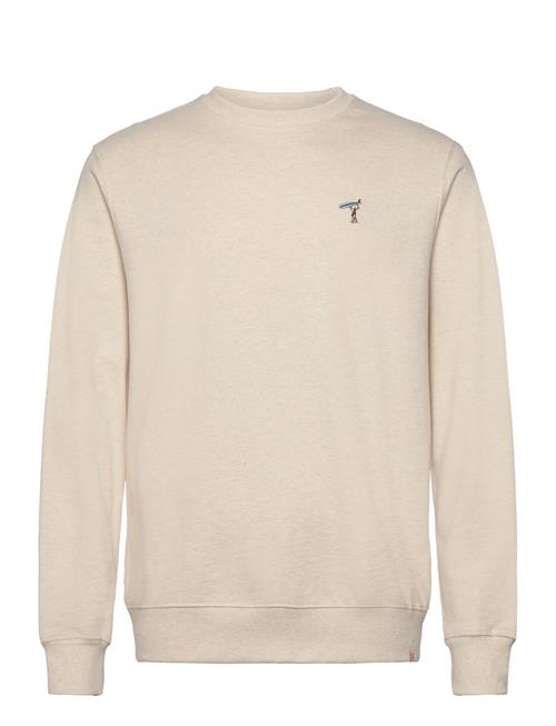 Se Revolution Regular Crewneck Revolution Beige ved Booztlet