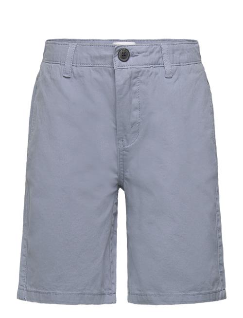 Mango Slim-Fit Chino Cotton Bermuda Shorts Mango Blue