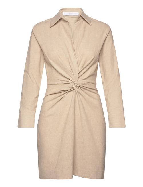 Knot Detail Dress Mango Beige