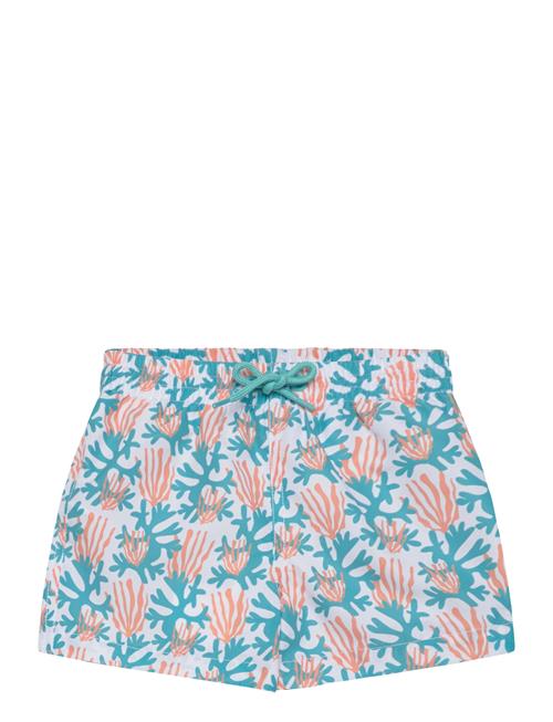 Mango Printed Swimming Trunks Mango Blue