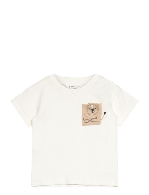 Mango Lion Print T-Shirt Mango White