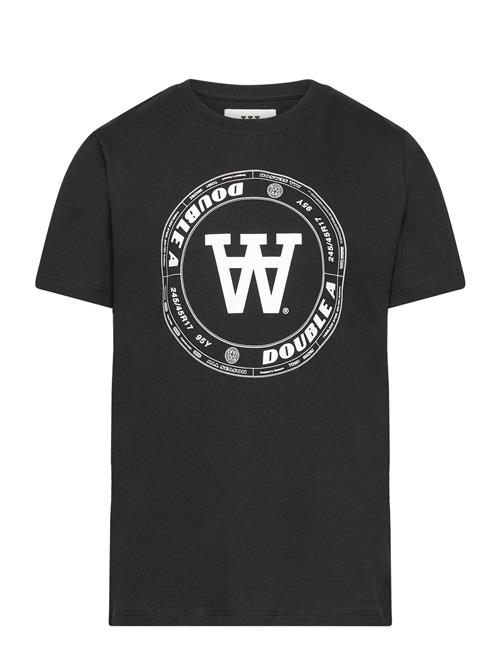 Double A by Wood Wood Ola Junior Tirewall T-Shirt Gots Double A By Wood Wood Black