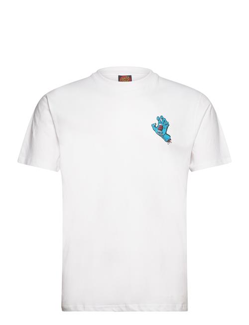 Santa Cruz Screaming Hand Chest T-Shirt Santa Cruz White