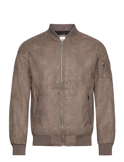 Jack & Jones Jjerocky Faux Suede Bomber Noos Jack & J S Brown