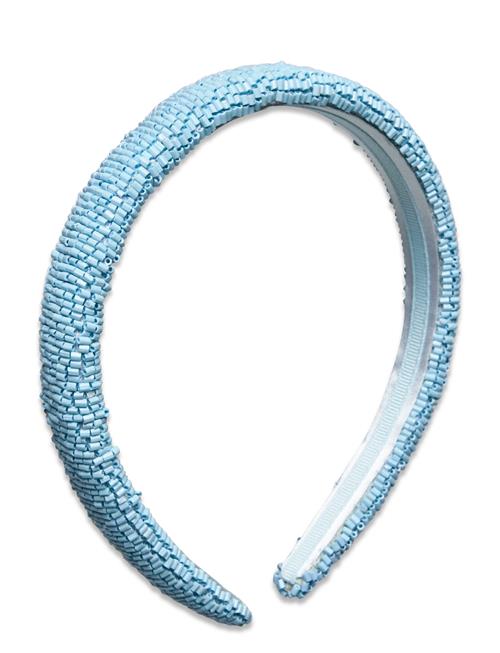 Becksöndergaard Solid Slim Beaded Hairbrace Becksöndergaard Blue