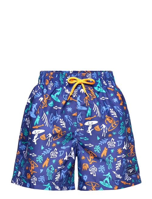 Boys Printed 13" Watershort Speedo Blue