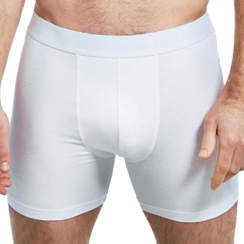 Bread & Boxers Bread and Boxers Brief Boxer Long Leg 3P Hvid økologisk bomuld Medium Herre