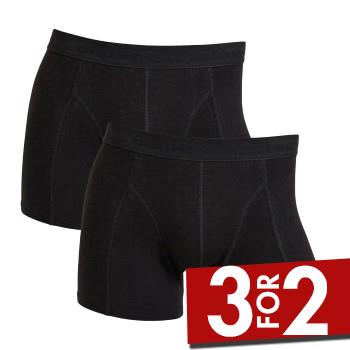 Claudio 2P Cotton Trunks Sort bomuld Small Herre