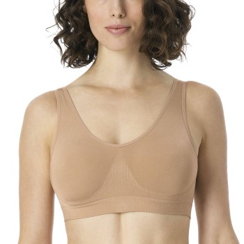 Schiesser Bh Bustier Removable Pads Bra Beige polyamid Medium Dame