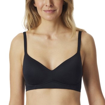 Schiesser Bh Moulded Bra Sort A 80 Dame