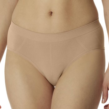 Schiesser Trusser Seamless Panty Beige polyamid Small Dame