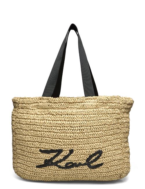 Karl Lagerfeld K/Signature Beach Tote Raf Karl Lagerfeld Beige