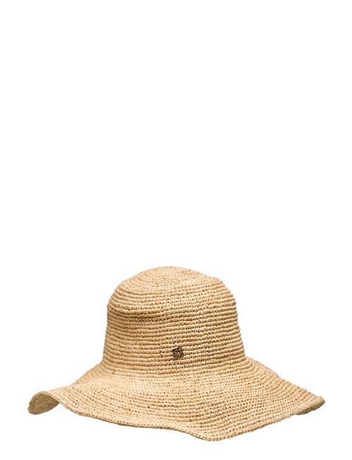 Elena Raffia Hat Malina Beige