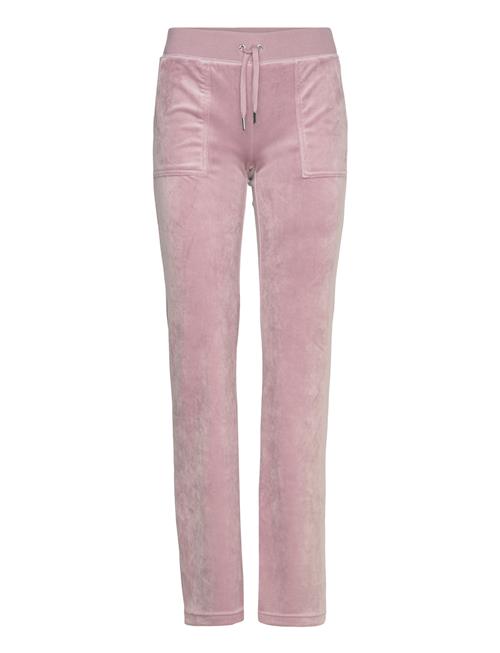 Se Juicy Couture Del Ray Classic Velour Pant Pocket Design Regatta Juicy Couture Pink ved Booztlet