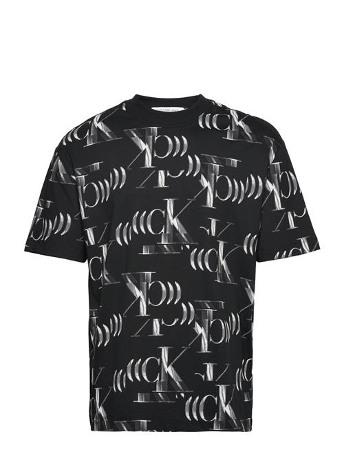 Calvin Klein Jeans Hyper Real Ck Aop Tee Calvin Klein Jeans Black