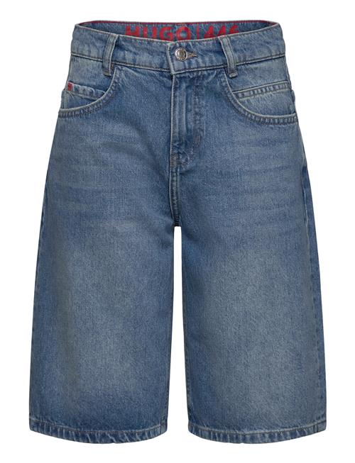 Denim Bermuda Shorts Hugo Kids Blue