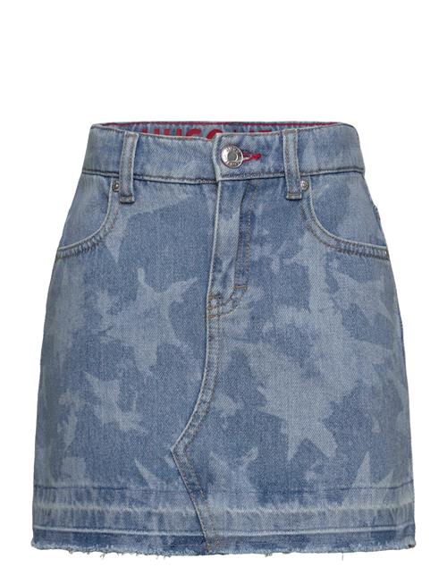 Denim Skirt Hugo Kids Blue