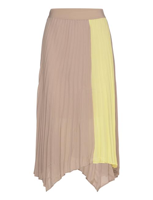 Dante6 D6Faraway Colourblock Skirt Dante6 Beige