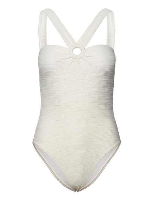 Malina Wilma Ring Front Swimsuit Malina White