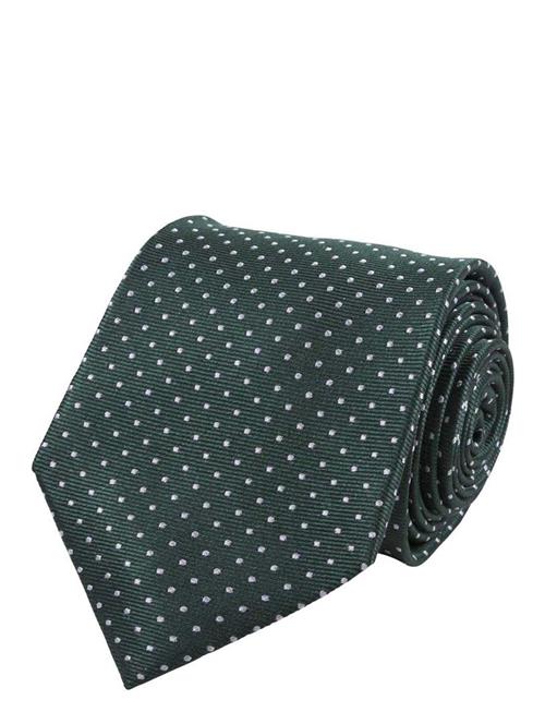 Dots Silk Tie Portia 1924 Khaki