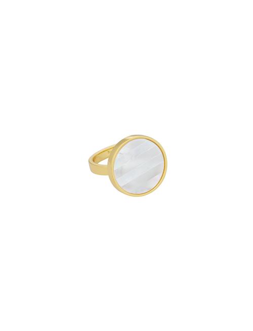 Se Design Letters Pearl Lollipop Ring 17Mm Design Letters Gold ved Booztlet