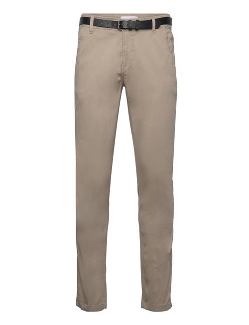 Classic Stretch Chino W. Beltclassic Stretch Chino W. Belt Lindbergh Beige