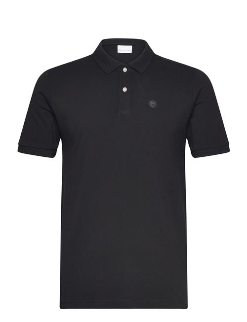 Knowledge Cotton Apparel Rowan Basic Polo - Gots/Vegan Knowledge Cotton Apparel Black