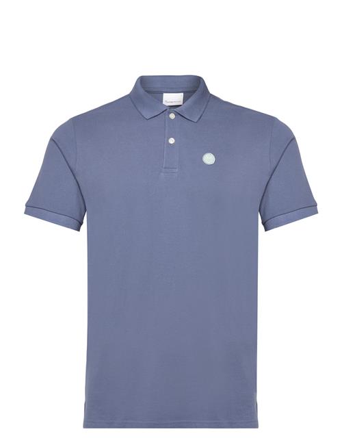 Knowledge Cotton Apparel Rowan Basic Polo - Gots/Vegan Knowledge Cotton Apparel Blue