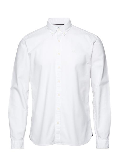 Lindbergh Solid Oxford Shirt L/S Lindbergh White