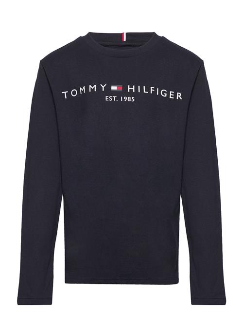 Se Tommy Hilfiger U Essential Tee L/S Tommy Hilfiger Navy ved Booztlet