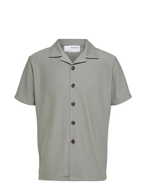 Selected Homme Slhloose-Plisse Resort Ss Shirt Ex Selected Homme Grey