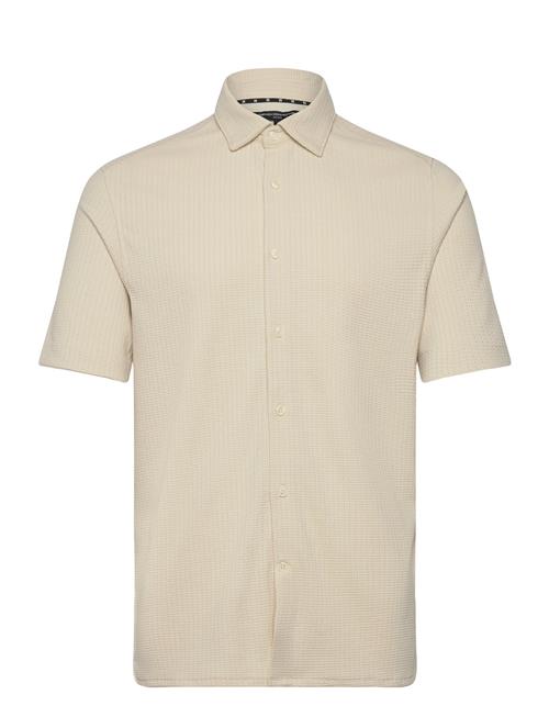 French Connection Ladder Texture Jersey Shirt French Connection Beige