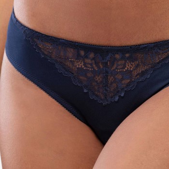 Mey Trusser Luxurious Mini Brief Midnatsblå polyamid 42 Dame