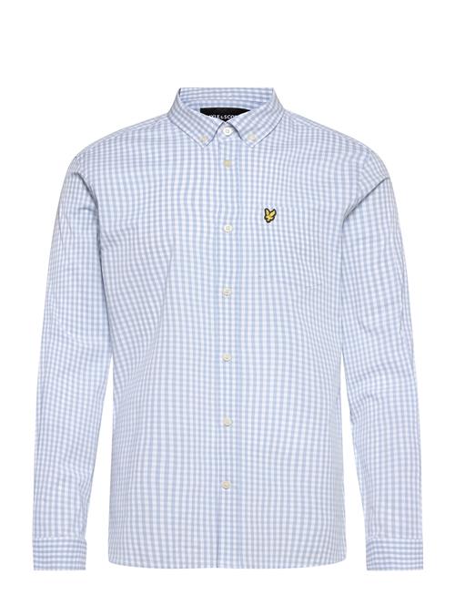 Lyle & Scott Ls Slim Fit Gingham Shirt Lyle & Scott Blue