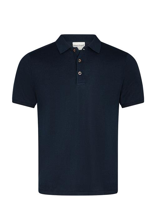 Se Bruun & Stengade Bs Ernst Regular Fit Polo Shirt Bruun & Stengade Navy ved Booztlet