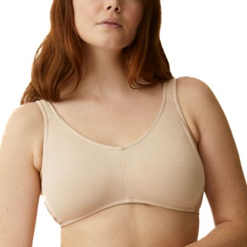 NATURANA Bh Classics Cotton Soft Bra Beige bomuld B 90 Dame