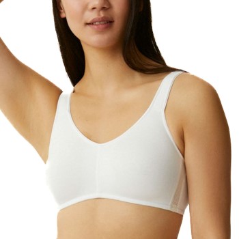 NATURANA Bh Classics Cotton Soft Bra Hvid bomuld B 90 Dame