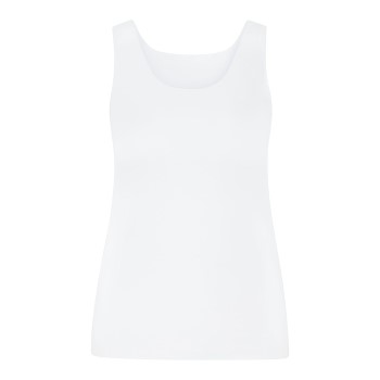 NATURANA Naturana Clean Cut Tank Top Hvid 40 Dame