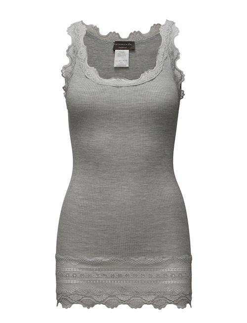 Rosemunde Silk Top W/ Lace Rosemunde Grey