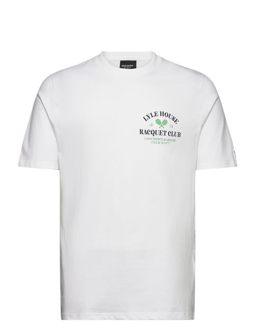 Lyle & Scott Racquet Club Graphic T-Shirt Lyle & Scott White