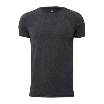 Se JBS of Denmark Bamboo Blend O-neck T-shirt Mørkgrå  Large Herre ved Timarco