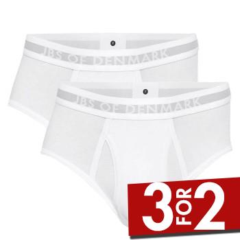 JBS of Denmark 2P Men Briefs Hvid Small Herre