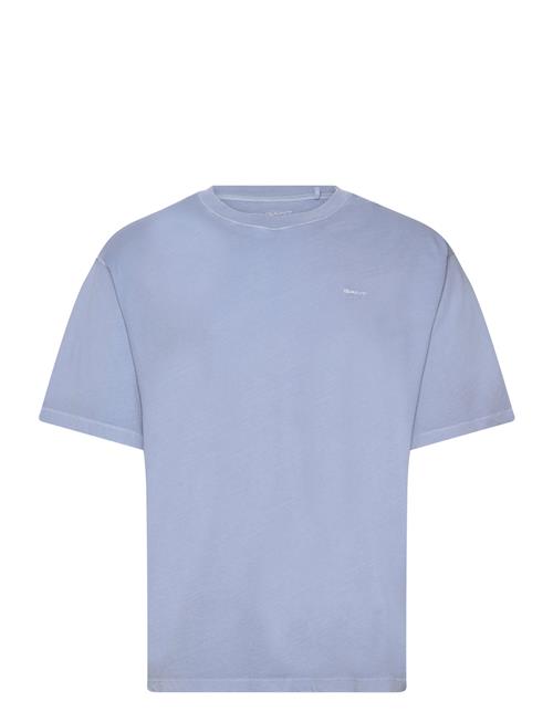 Se GANT Sunfaded Ss T-Shirt GANT Blue ved Booztlet