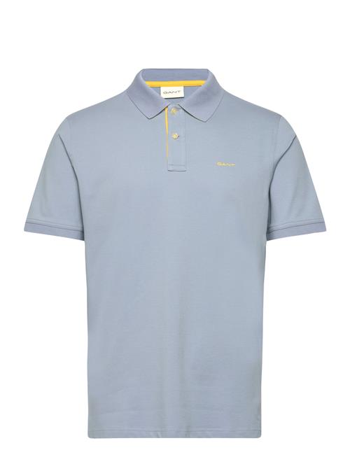 GANT Reg Contrast Pique Ss Polo GANT Blue